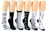 Load image into Gallery viewer, Women's Music Crew Socks