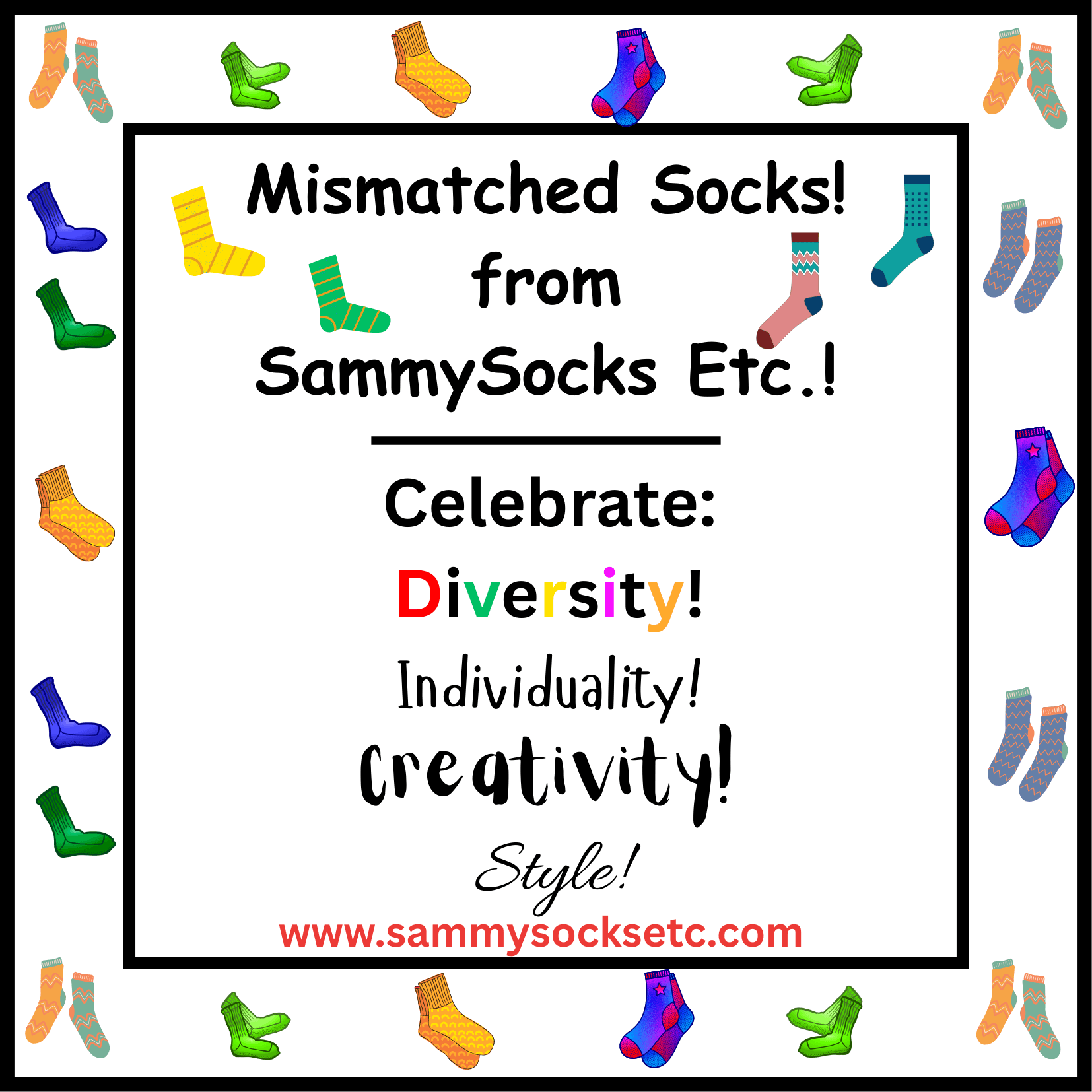 Mismatched Socks Gift Bags!