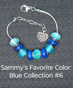 Load image into Gallery viewer, Celebrate Sammy! Bracelets - Sammy&#39;s Favorite Color: Blue Collection
