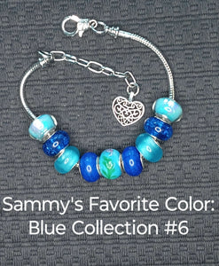 Celebrate Sammy! Bracelets - Sammy's Favorite Color: Blue Collection