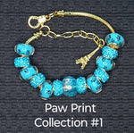 Load image into Gallery viewer, Celebrate Sammy! Bracelets - Paw Print Collection
