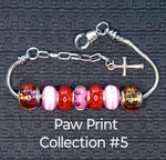 Load image into Gallery viewer, Celebrate Sammy! Bracelets - Paw Print Collection
