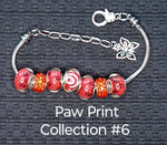 Load image into Gallery viewer, Celebrate Sammy! Bracelets - Paw Print Collection
