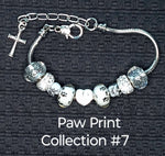 Load image into Gallery viewer, Celebrate Sammy! Bracelets - Paw Print Collection
