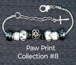 Load image into Gallery viewer, Celebrate Sammy! Bracelets - Paw Print Collection
