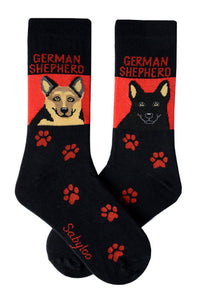 Sabyloo Women’s German Shepherd Dog Crew Socks