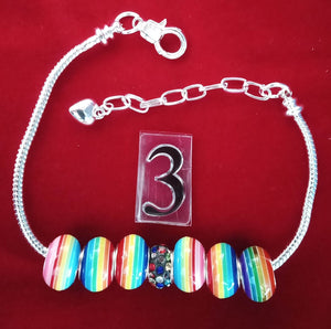 Celebrate Sammy! Bracelets - Rainbow Collection