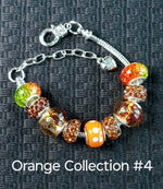 Load image into Gallery viewer, Celebrate Sammy! Bracelets - Orange Collection
