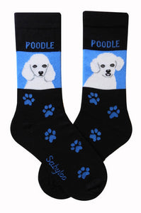 Sabyloo Women’s Poodle Dog Crew Socks