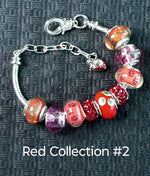 Load image into Gallery viewer, Celebrate Sammy! Bracelets - Red Collection
