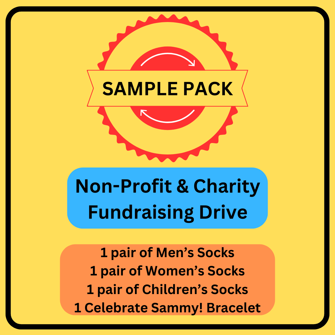 Sample Pack - Non-Profit & Charity Fundraising Drive Program - Socks & Bracelet