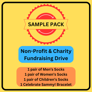 Sample Pack - Non-Profit & Charity Fundraising Drive Program - Socks & Bracelet