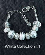 Load image into Gallery viewer, Celebrate Sammy! Bracelets - White Collection
