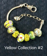 Load image into Gallery viewer, Celebrate Sammy! Bracelets - Yellow Collection
