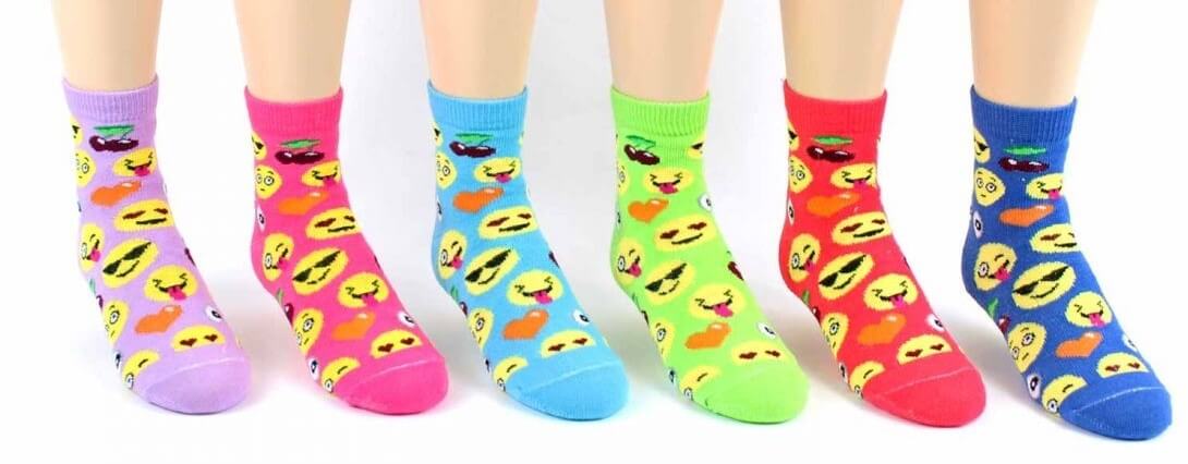 Children's Emoji Crew Socks