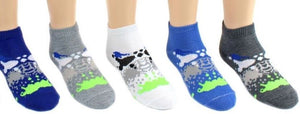 Children's Paint Splatter Low Cut Socks