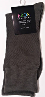 Load image into Gallery viewer, Men&#39;s Casual Crew Socks.Dark Green with dark dots

