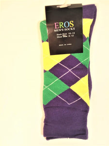 Men's Argyle Crew Socks