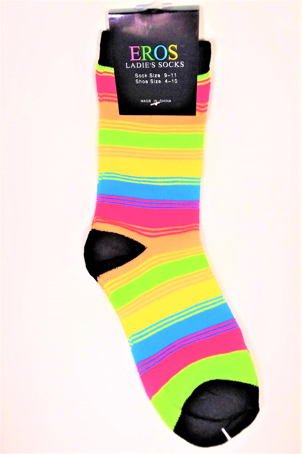 Women's Striped Crew Socks