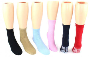 Women's Non-Skid Grip Slipper Socks