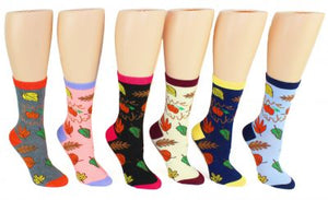 Women's Thanksgiving Crew Socks