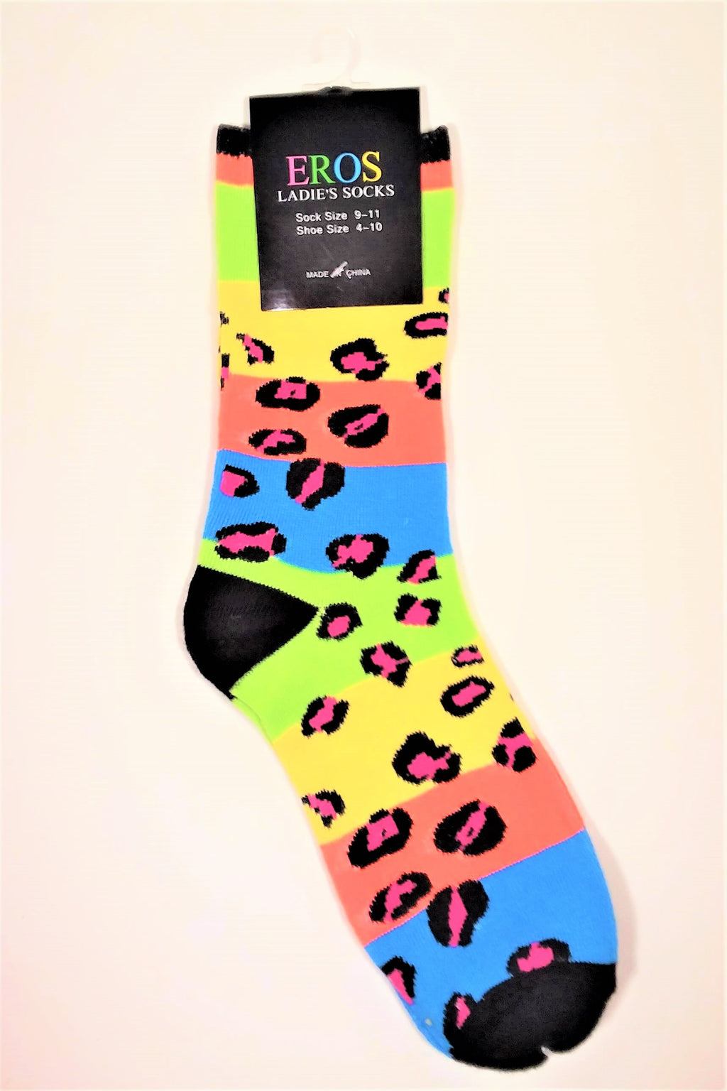 Women's Leopard Spots Crew Socks