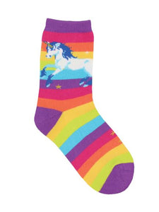 Children's Unicorn Cotton Crew Socks
