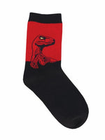 Load image into Gallery viewer, Children&#39;s Raptor Cotton Crew Socks
