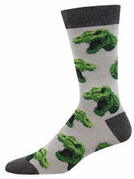 Load image into Gallery viewer, Men&#39;s Rex Your Muscles Bamboo Crew Socks
