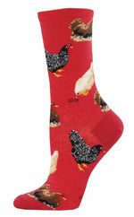 Load image into Gallery viewer, Women&#39;s Hen House Crew Socks
