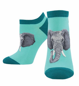 Women's Elephant Low Cut Socks